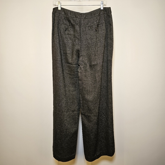 Anne Klein grey business office formal wide winter pants size 10 US - Picture 4 of 8